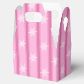 Spaß und Extravagante rosa Schneeflocke Geschenkschachtel (Geöffnet)