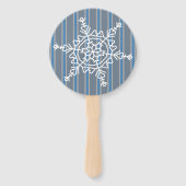 Spaß und Extravagante Schneeflocke Fächer (Rückseite)
