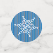 Spaß und Extravagante Schneeflocke Konfetti (Klein Vorderseite)