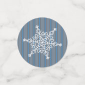 Spaß und Extravagante Schneeflocke Konfetti (Klein Vorderseite)