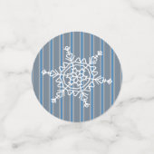 Spaß und Extravagante Schneeflocke Konfetti (Klein Vorderseite)