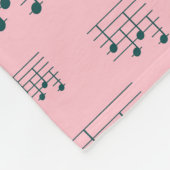 Spaß und Extravagante Ukulele Tuning Song Musiknot Fleecedecke (Ecke)