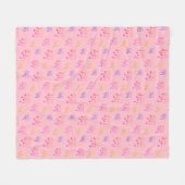 Spaß und Extravagante Ukulele Tuning Song Musiknot Fleecedecke (Vorderseite (Horizontal))