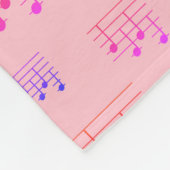 Spaß und Extravagante Ukulele Tuning Song Musiknot Fleecedecke (Ecke)