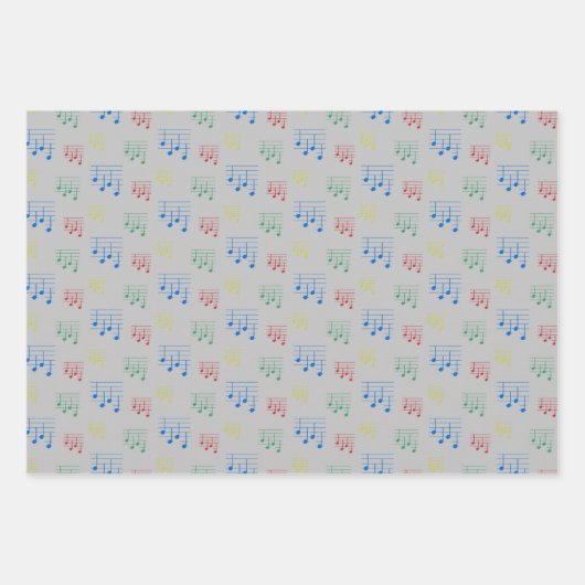 Spaß und Extravagante Ukulele Tuning Song Musiknot Geschenkpapier Set (Vorderseite 3)