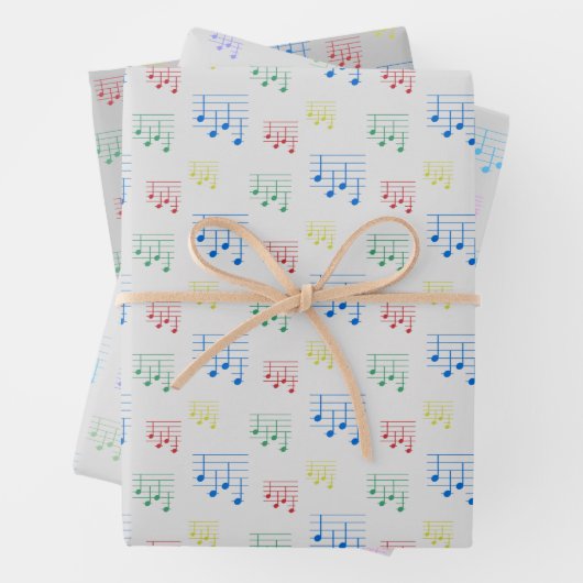 Spaß und Extravagante Ukulele Tuning Song Musiknot Geschenkpapier Set (Beispiel)