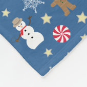 Spaß und Extravagante Weihnachten Fleecedecke (Ecke)