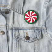 Spaß und Extravagante Weihnachten Pfefferminzbonbo Button (Beispiel)