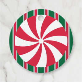 Spaß und Extravagante Weihnachten Pfefferminzbonbo Geschenkanhänger