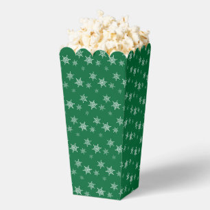 Spaß und Extravagante Weihnachten Snowflake Popcor Geschenkschachtel