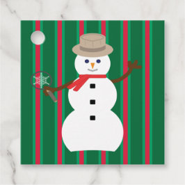 Spaß und Extravagante Weihnachten Snowman Detectiv Geschenkanhänger