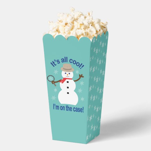 Spaß und Extravagante Weihnachten Snowman Detectiv Geschenkschachtel (Geplatzt)