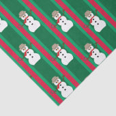 Spaß und Extravagante Weihnachten Snowman Detectiv Seidenpapier (Detail)