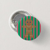 Spaß und Extravagante Weihnachtsmann Button (Vorne & Hinten)