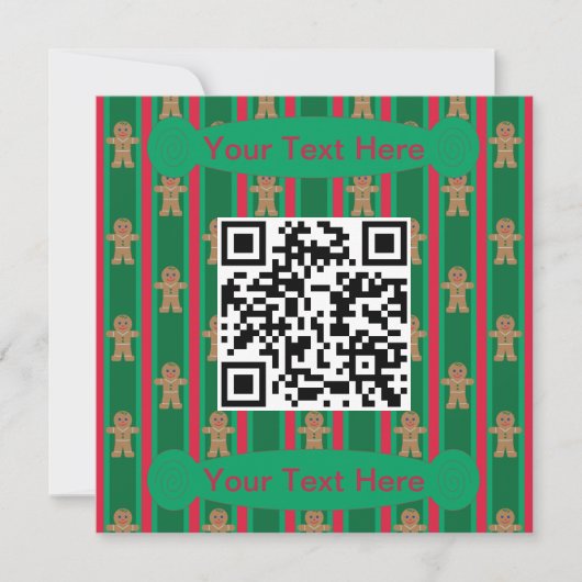 Spaß und Extravagante Weihnachtsmann Einladung (Vorderseite)