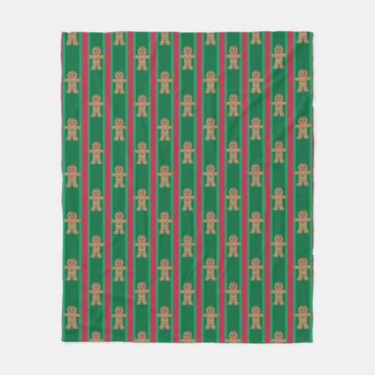 Spaß und Extravagante Weihnachtsmann Fleecedecke (Vorderseite)