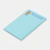 Spaß und Extravagante Weihnachtsmann Post-it Klebezettel (angewinkelt)