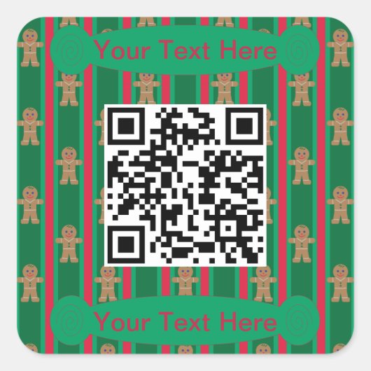 Spaß und Extravagante Weihnachtsmann Quadratischer Aufkleber (Vorderseite)