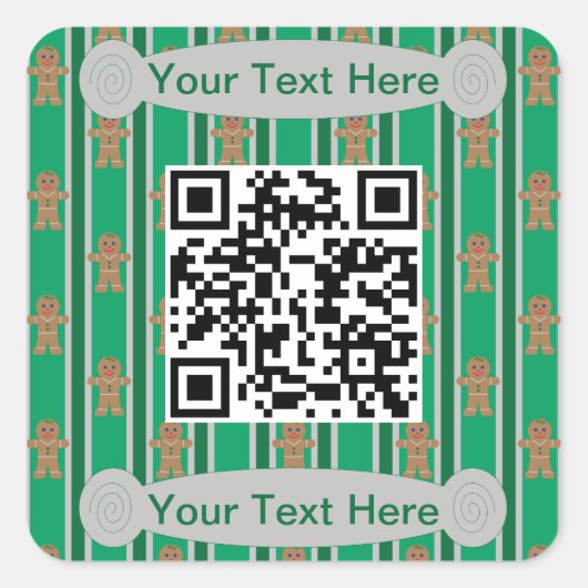 Spaß und Extravagante Weihnachtsmann Quadratischer Aufkleber (Vorderseite)