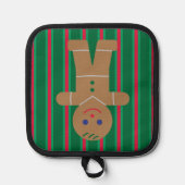 Spaß und Extravagante Weihnachtsmann Topflappen (Vorderseite)