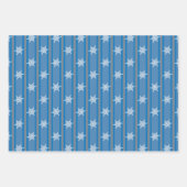 Spaß und Extravagante Weihnachtsschneeflocke Geschenkpapier Set (Vorderseite 3)