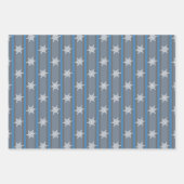 Spaß und Extravagante Weihnachtsschneeflocke Geschenkpapier Set (Vorderseite 2)