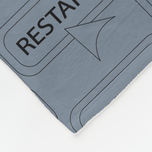 Spaß und Extravaganter benutzerdefinierbarer Neust Fleecedecke (Ecke)