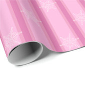 Spaß und Extravaganter Blaue Schneeflocke Geschenkpapier (Rolleneckpunkt)