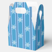 Spaß und Extravaganter Blaue Schneeflocke Geschenkschachtel (Geöffnet)