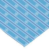 Spaß und Extravaganter Blaue Schneeflocke Kurzer Tischläufer (Ecke)