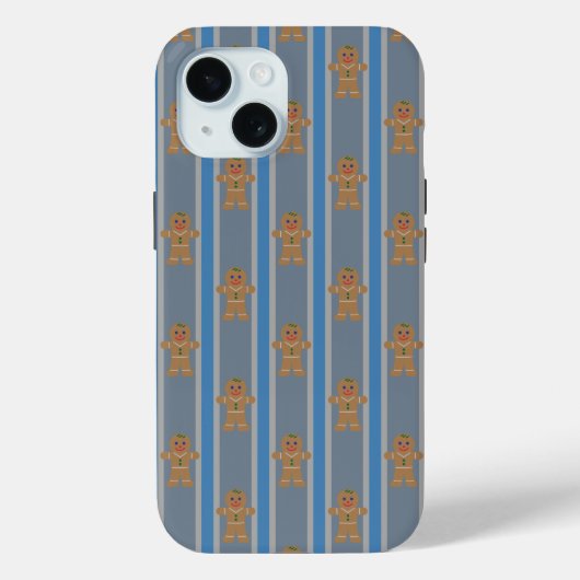 Spaß und Extravaganter Lebkuchenmann Case-Mate iPhone Hülle (Rückseite)