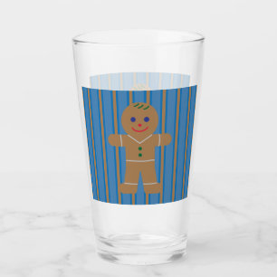 Spaß und Extravaganter Lebkuchenmann Glas