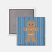 Spaß und Extravaganter Lebkuchenmann Magnet (Vorderseite/Rückseite)