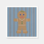 Spaß und Extravaganter Lebkuchenmann Serviette (Vorderseite)