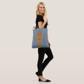 Spaß und Extravaganter Lebkuchenmann Tasche (Am Model)
