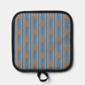 Spaß und Extravaganter Lebkuchenmann Topflappen (Vorderseite)