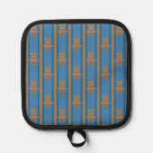 Spaß und Extravaganter Lebkuchenmann Topflappen (Vorderseite)