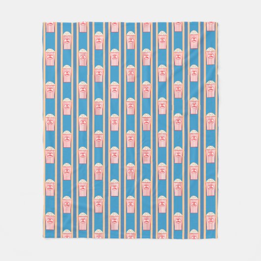 Spaß und Extravaganter Popcorn Fleecedecke (Vorderseite)