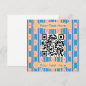 Spaß und Extravaganter Popcorn QR-Code Einladung (Vorne/Hinten)