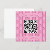 Spaß und Extravaganter QR-Code Einladung (Vorne/Hinten)