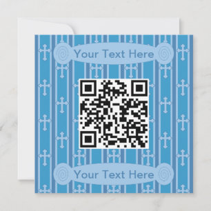 Spaß und Extravaganter QR-Code Einladung