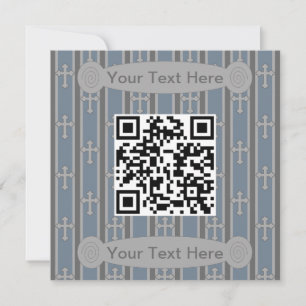 Spaß und Extravaganter QR-Code Einladung