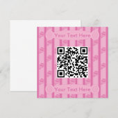 Spaß und Extravaganter QR-Code Einladung (Vorne/Hinten)