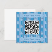 Spaß und Extravaganter QR-Code Einladung (Vorne/Hinten)