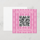 Spaß und Extravaganter QR-Code Einladung (Vorne/Hinten)