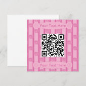 Spaß und Extravaganter Royal Flush QR Code Einladung (Vorne/Hinten)