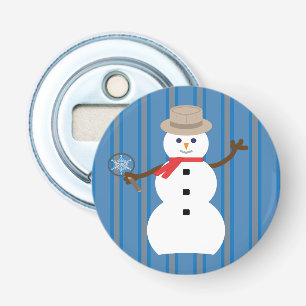Spaß und Extravaganter Schneemann Detektiv Flaschenöffner