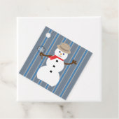 Spaß und Extravaganter Schneemann Detektiv Geschenkanhänger (Beispiel)