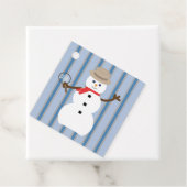 Spaß und Extravaganter Schneemann Detektiv Geschenkanhänger (Beispiel)