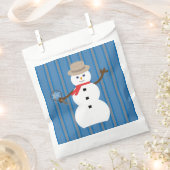 Spaß und Extravaganter Schneemann Detektiv Geschenktütchen (Ausgeschnitten)